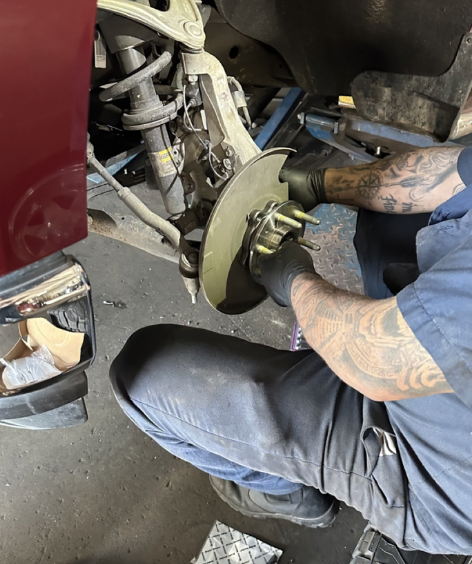 Front brake service